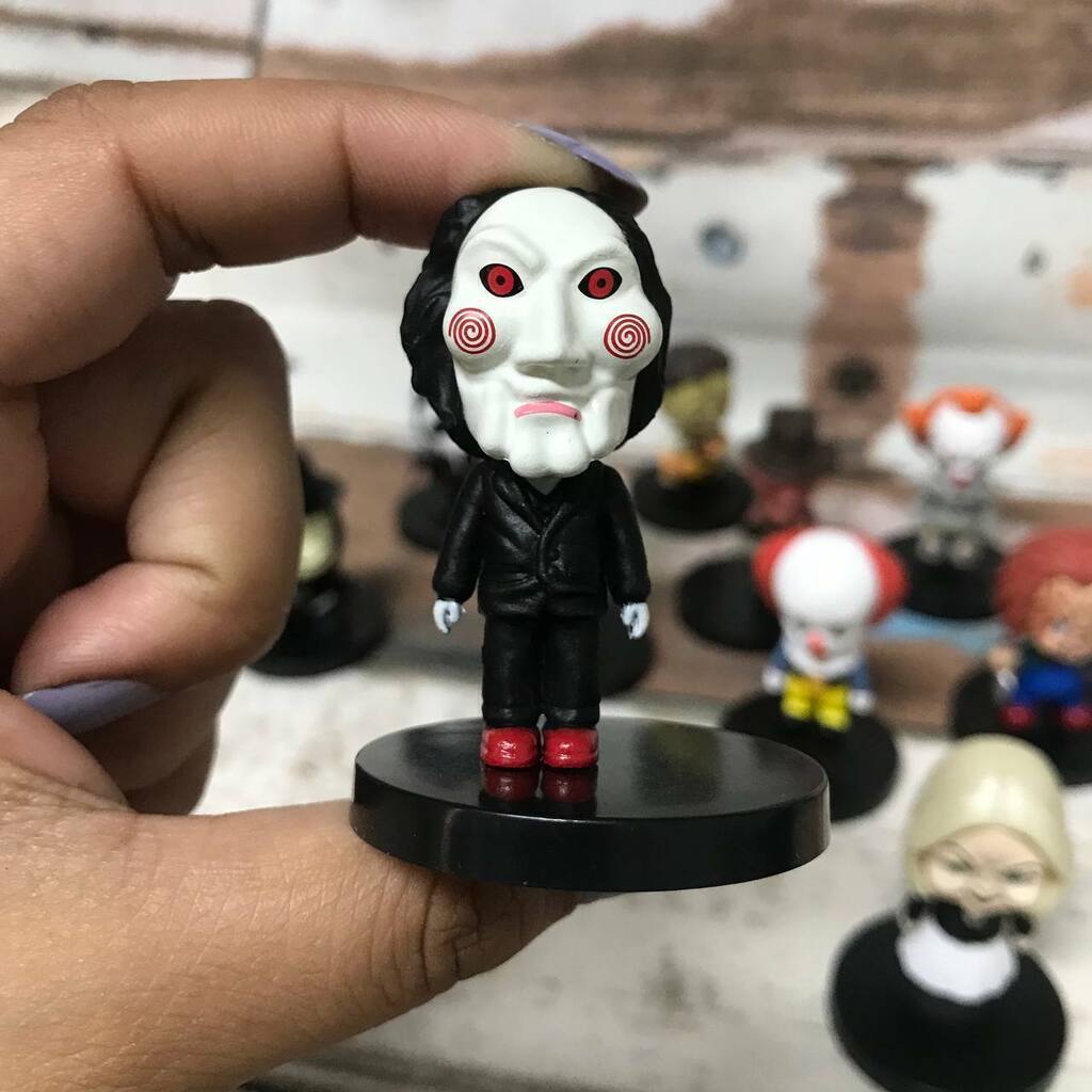 Boneco custom Jigsaw Jogos Mortais terror filme tv desenho série