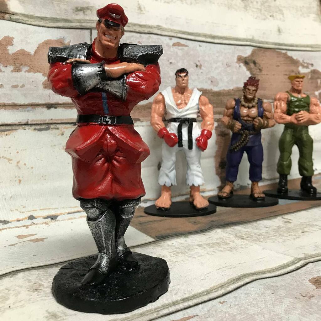 Guile Street Fighter Boneco Colecionável Resina