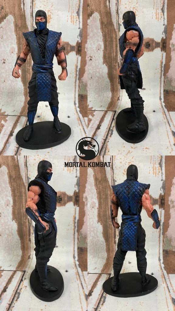 Shao Kahn Mortal Kombat Boneco Colecionável em Resina