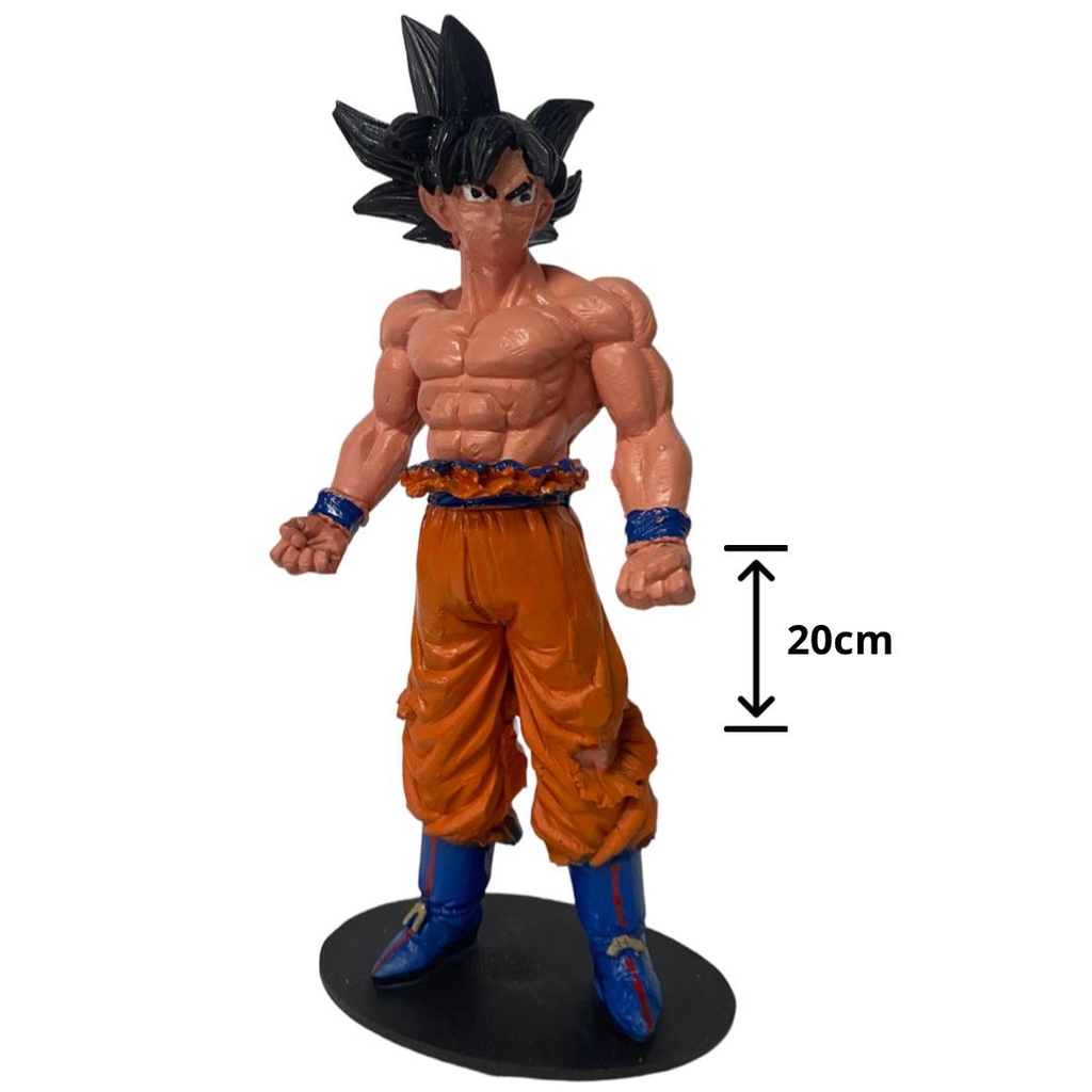 Boneco Em Resina Do Goku Super Sayajin 30 Cm - Dragon Ball Z