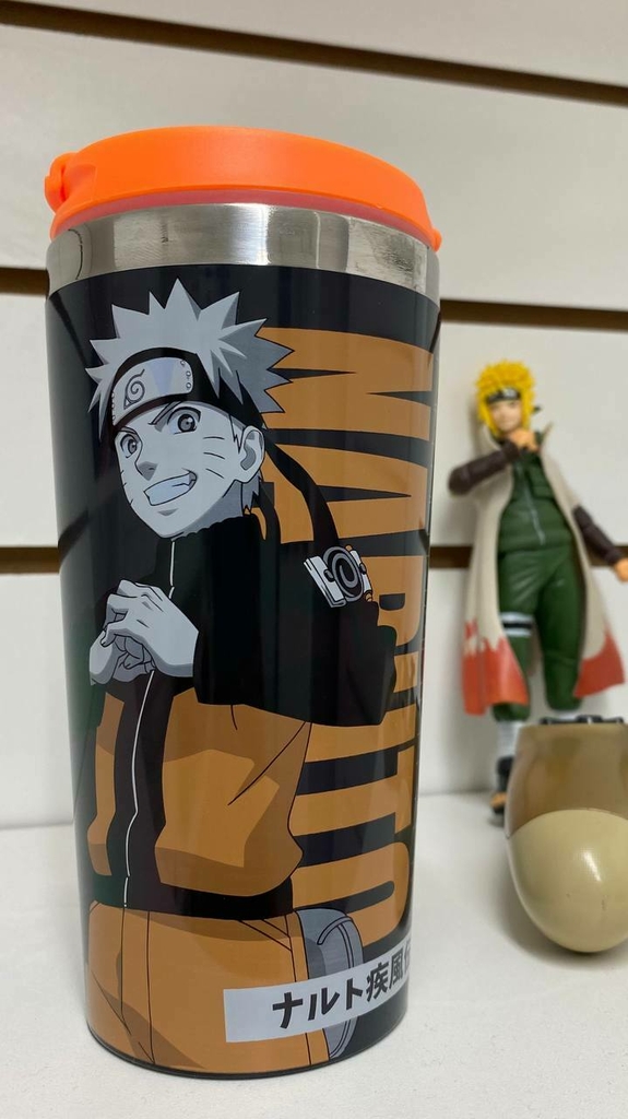 Copo Viagem Nuvem Akatsuki Naruto 400ml