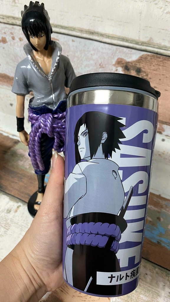 Copo Viagem Nuvem Akatsuki Naruto 400ml