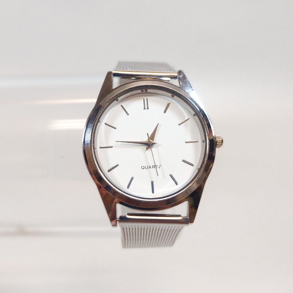 Descompostura Punto de partida Inmundo Reloj minimalista Quartz white - Comprar en eximia