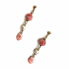 Aretes de cuentas pintadas - 1 en internet