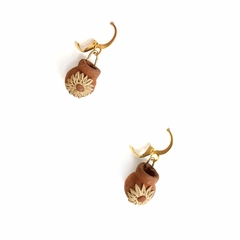 Aretes de barro rojo - 5 en internet