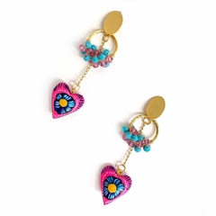 Aretes de corazon - 5 - comprar en línea