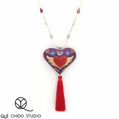 Collar de corazon - 1