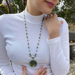 Collar de barro pintado - 1 - comprar en línea