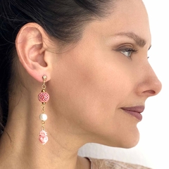 Aretes de cuentas pintadas - 1 - comprar en línea