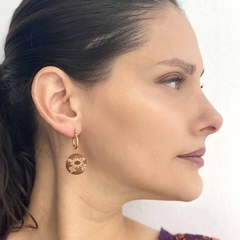 Aretes de barro rojo - 7 - comprar en línea