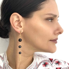 Aretes de barro negro - 2 - comprar en línea