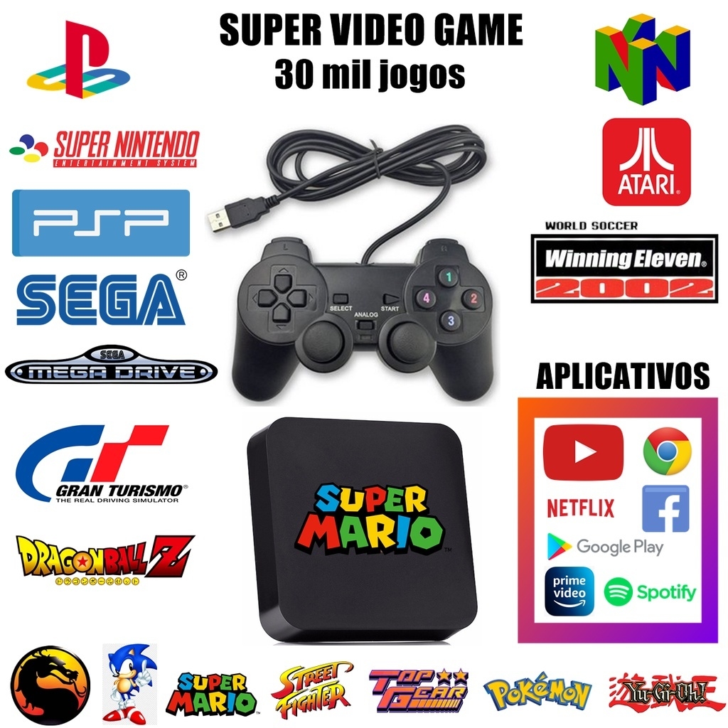 Game Sn 35 mil jogos caixa PS1. Mais de 35 mil jogos, PS1, N64, SNES,  Fliperama, Atari, MD e muito mais - Sn Games 10