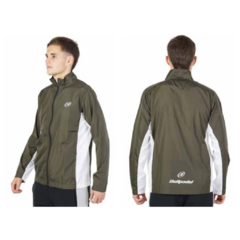 Campera Rompevientos Bullpadel Verde y Blanca - comprar online