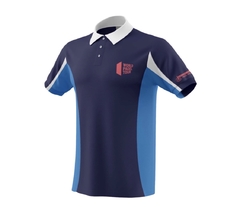 Chomba Deportiva Padel Sporty Polo Azul Bs As Padel Master