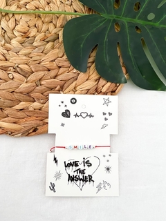 Pulsera Letras - Desde 12 uni por - PAW ACCESORIOS MAYORISTA