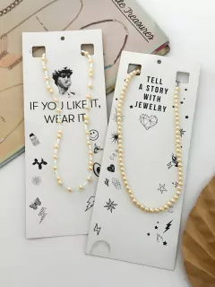COLLAR MIX PERLAS COBRE - DESDE 12 UNI POR
