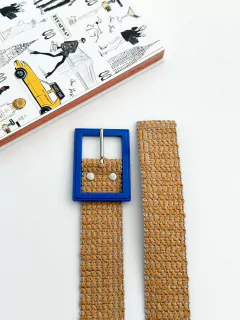 CINTURON RAFIA CRUDO COLORES - - tienda online