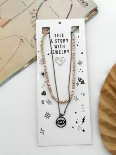 COLLAR TERCER OJO - DESDE 12 UNI POR - PAW ACCESORIOS MAYORISTA