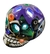 Craneos Calaveras Barro Con Hendidura de Flor Colores Vivos
