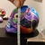 Craneos Calaveras Barro Con Hendidura de Flor Colores Vivos - tienda en línea