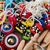 12 Mini Juguetes Mexicanos De Madera Adornos Yoyo Trompo Balero - comprar en línea