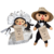 Pareja Muñecos Novios Maria Lele Vestido Y Panchito Traje
