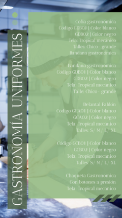 Delantal Gastronomico