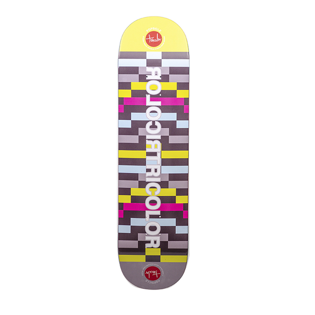Tricolor Popsicle Shape Extruded 7.75" Skateboard Deck