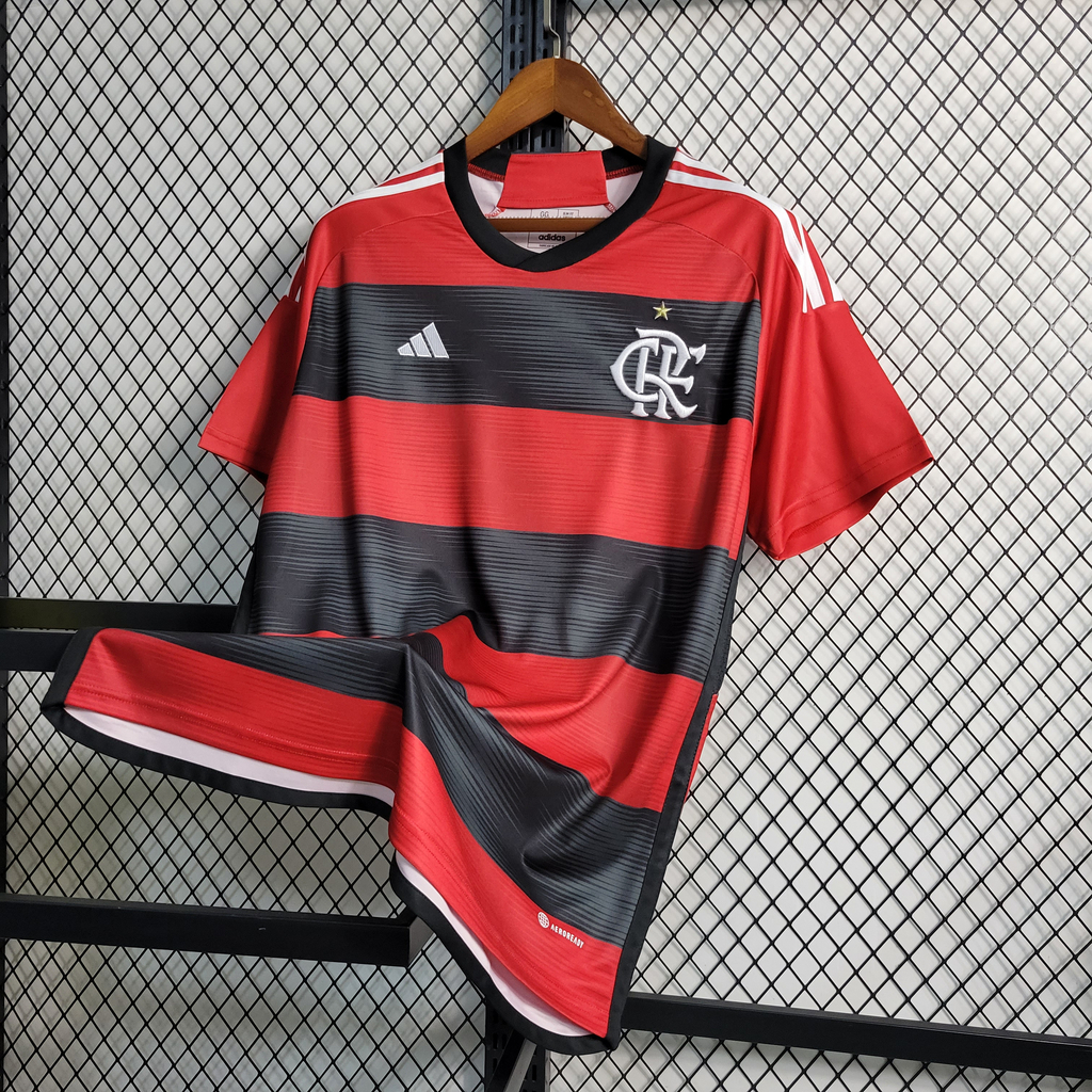 Camisa Flamengo III 22/23 Todos Patchs Estado Patches Libertadores - A