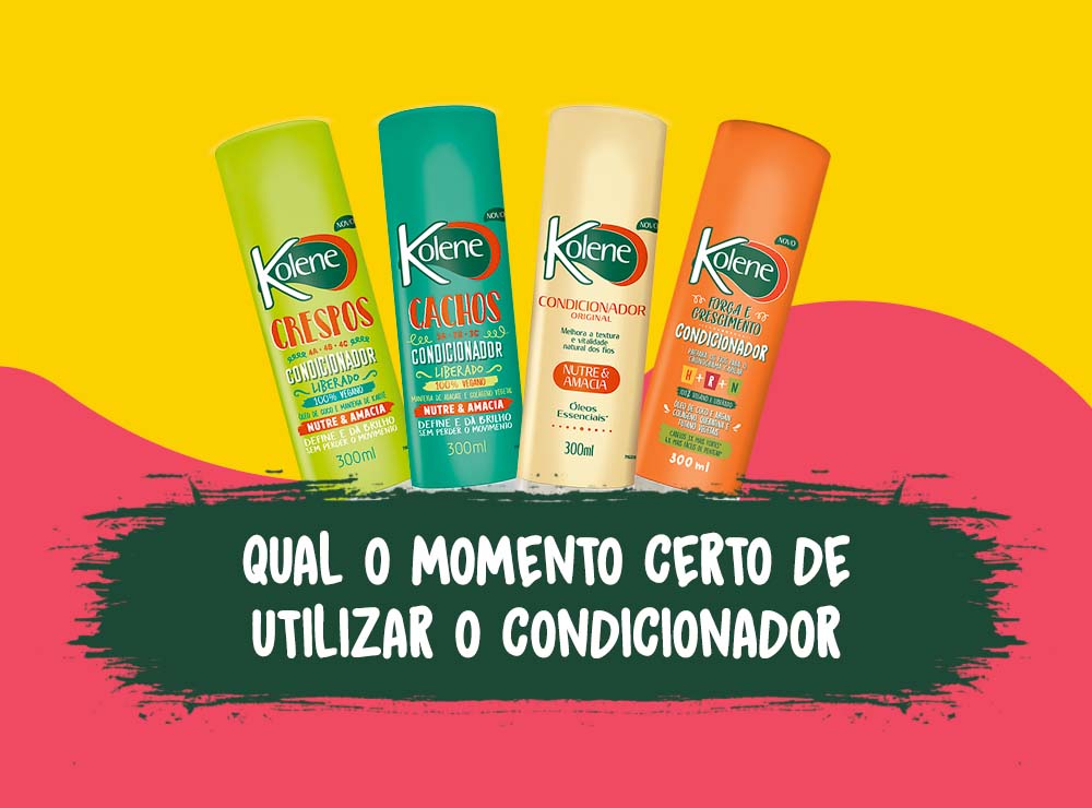 Qual o momento certo para utilizar o condicionador?