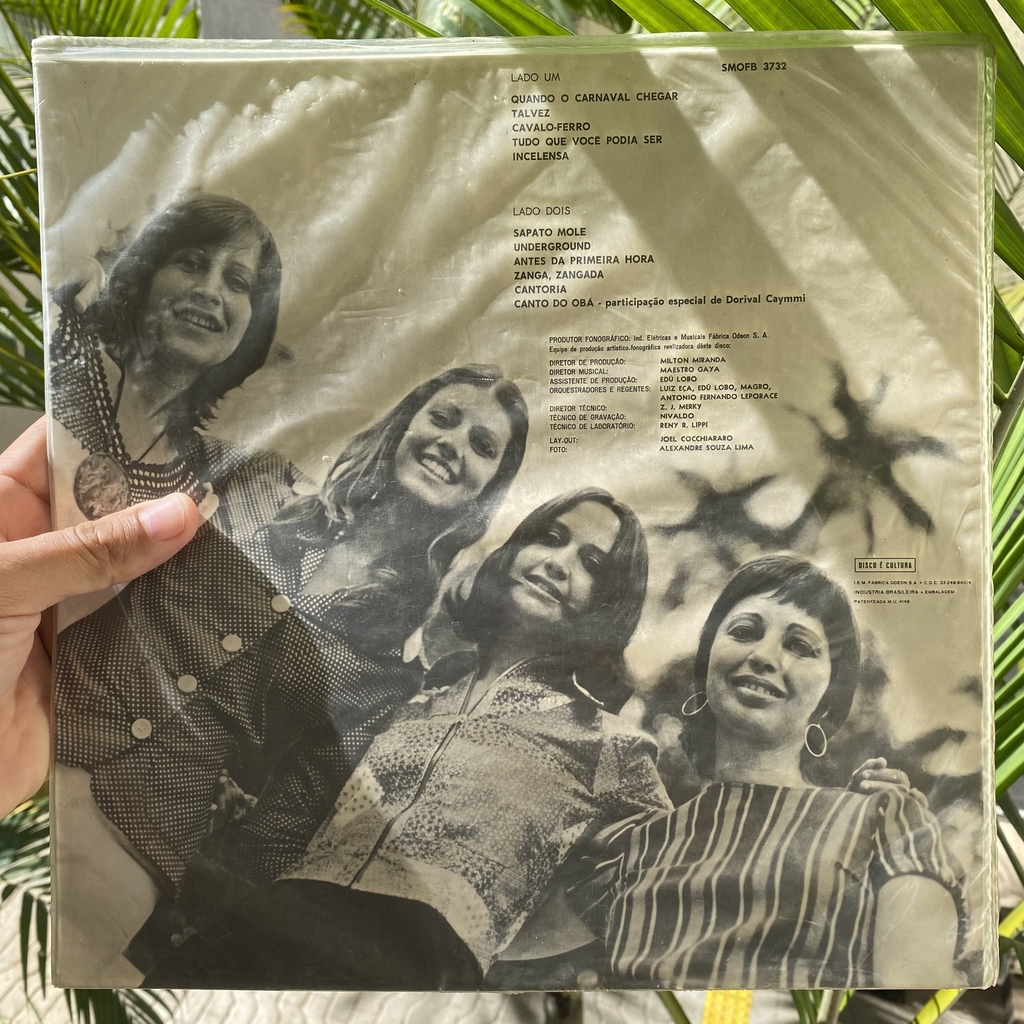 Disco de Vinil Quarteto em Cy, Em Cy Maior, 1968. MONO.