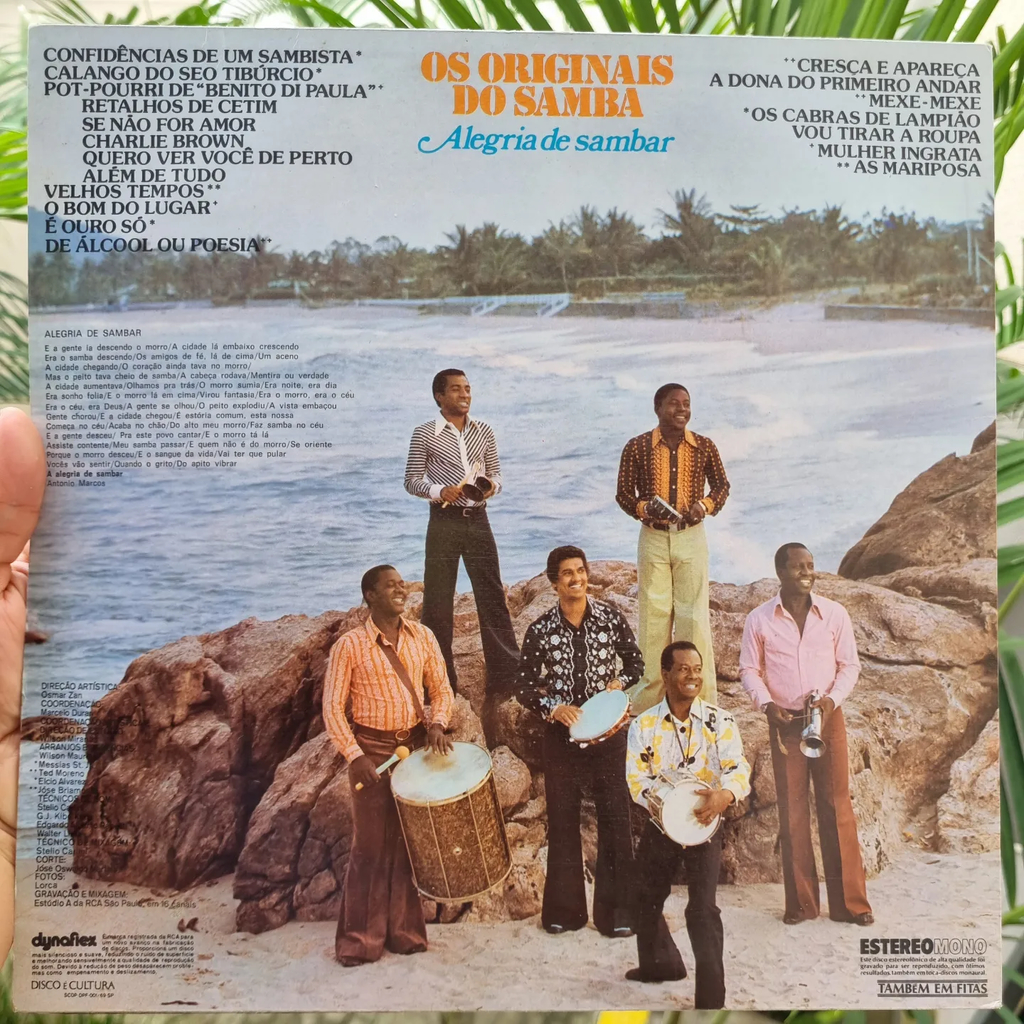 Disco de vinil Os originais do samba - Brincar de ser feliz