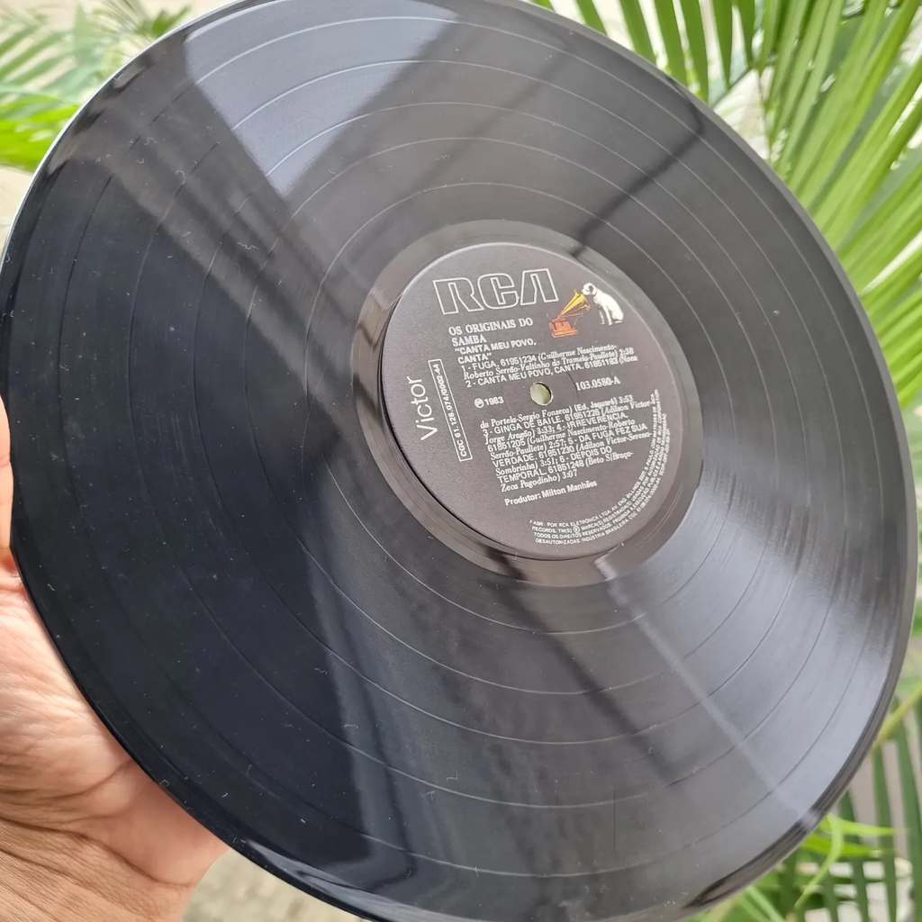 Disco vinil - Os originais do samba - A vida é assim - Vinil record