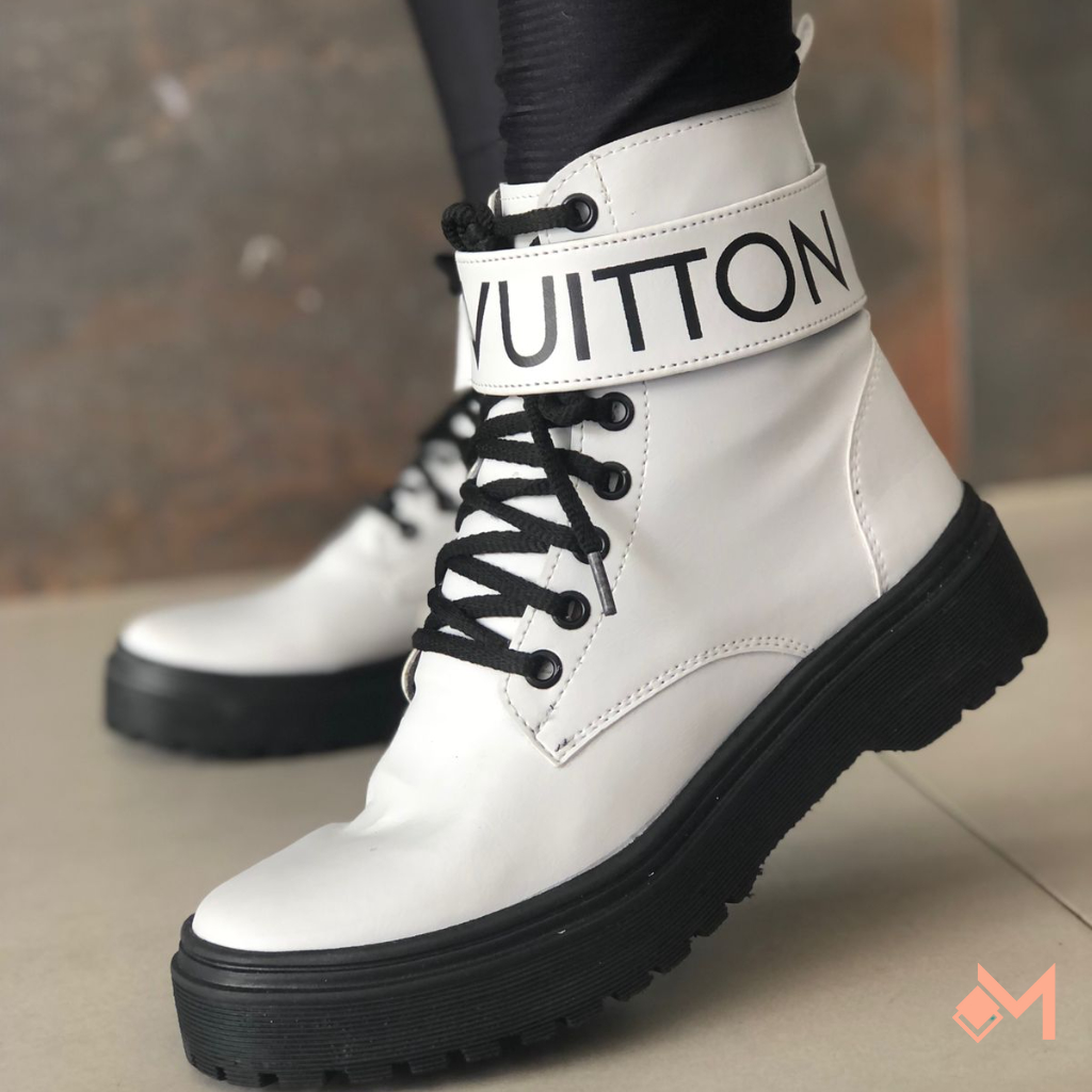 Bota Louis Vuitton Ankle Boot Preta