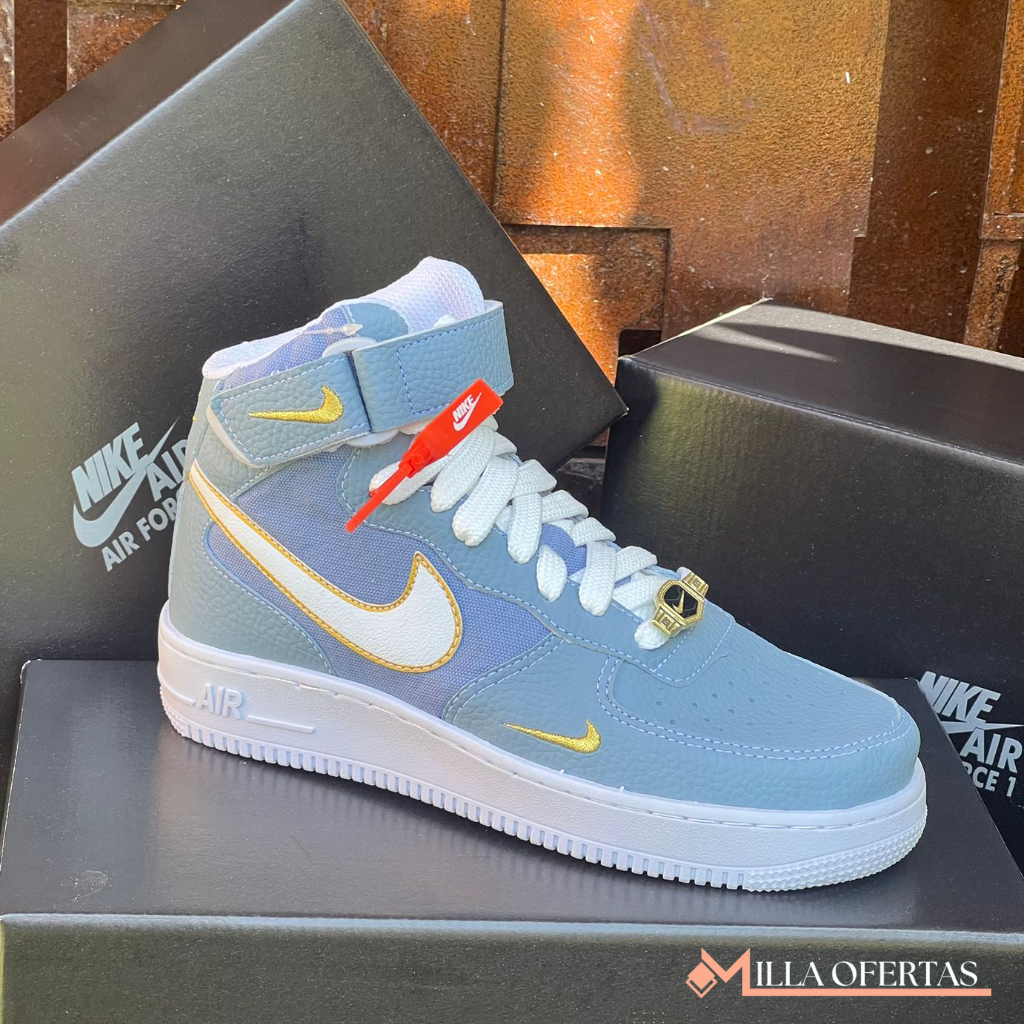 Bota Tênis Nk Air Force 1 Mid Lv8 Cano Alto Promoção