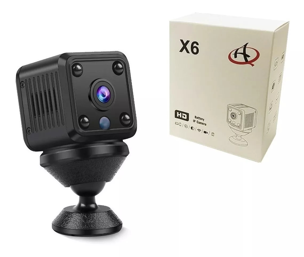 Y8 Mini 720P HD Wifi Câmera de segurança IP inteligente, DVR de carro DVR  com visão noturna e reprodução remota de alarme de detecção de movimento  (preto)