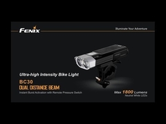 Linterna Fenix Bike Light BC30 Para Bicicleta LED 1800 Lumenes - Armeria Yiyo