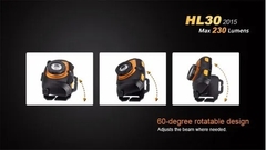 Linterna de Cabeza Fenix HL30 230 Lumens - Armeria Yiyo