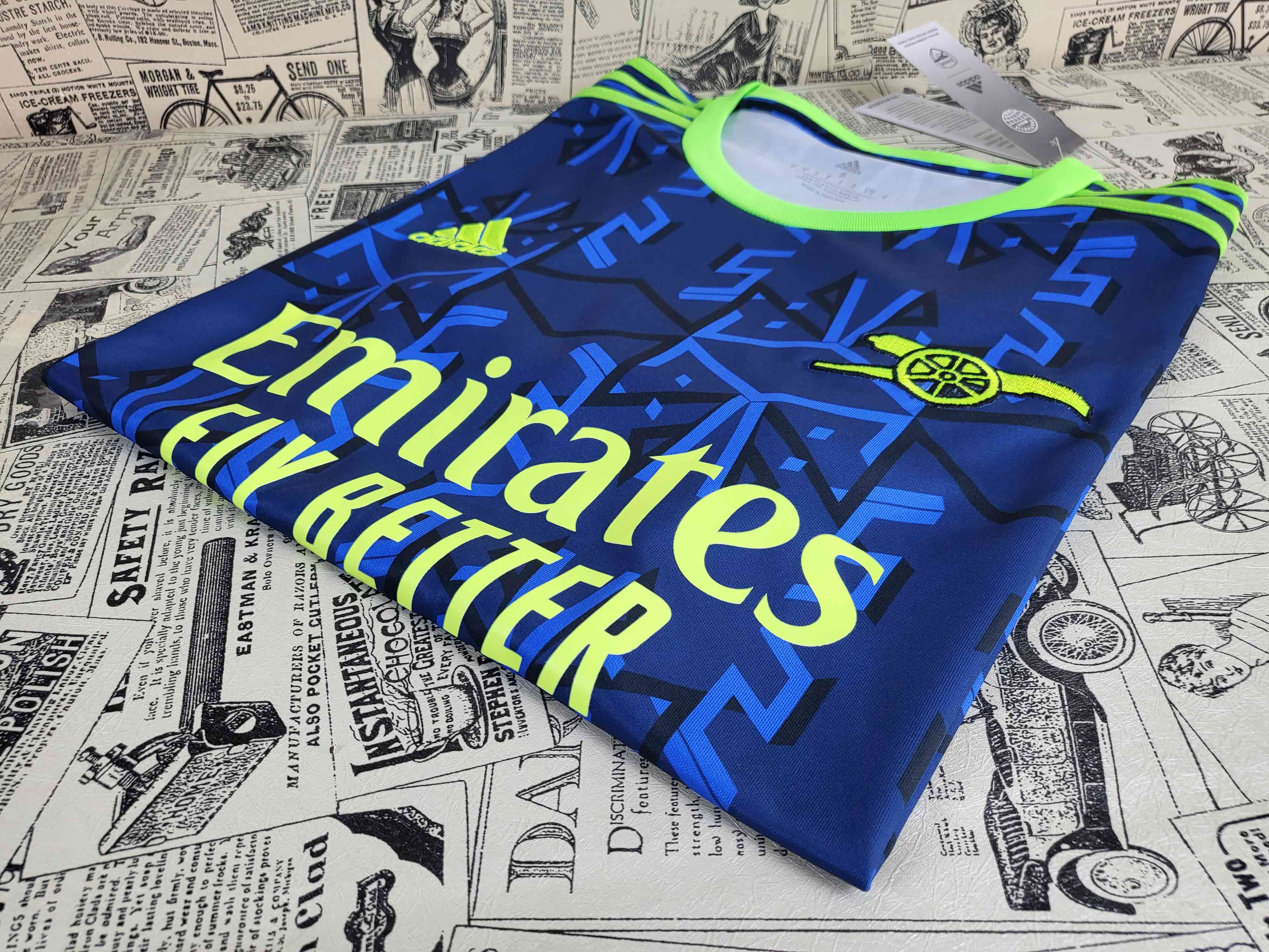 camisa azul arsenal