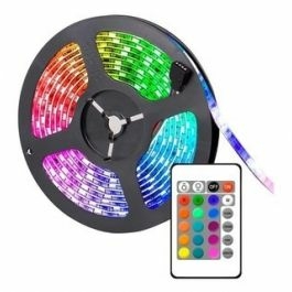 Tira Luces Led Kit Completo Rgb 3528 Control Fuente Colores