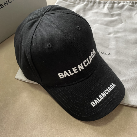 Balenciaga Political Campaign Destroyed Cap  Black for Men