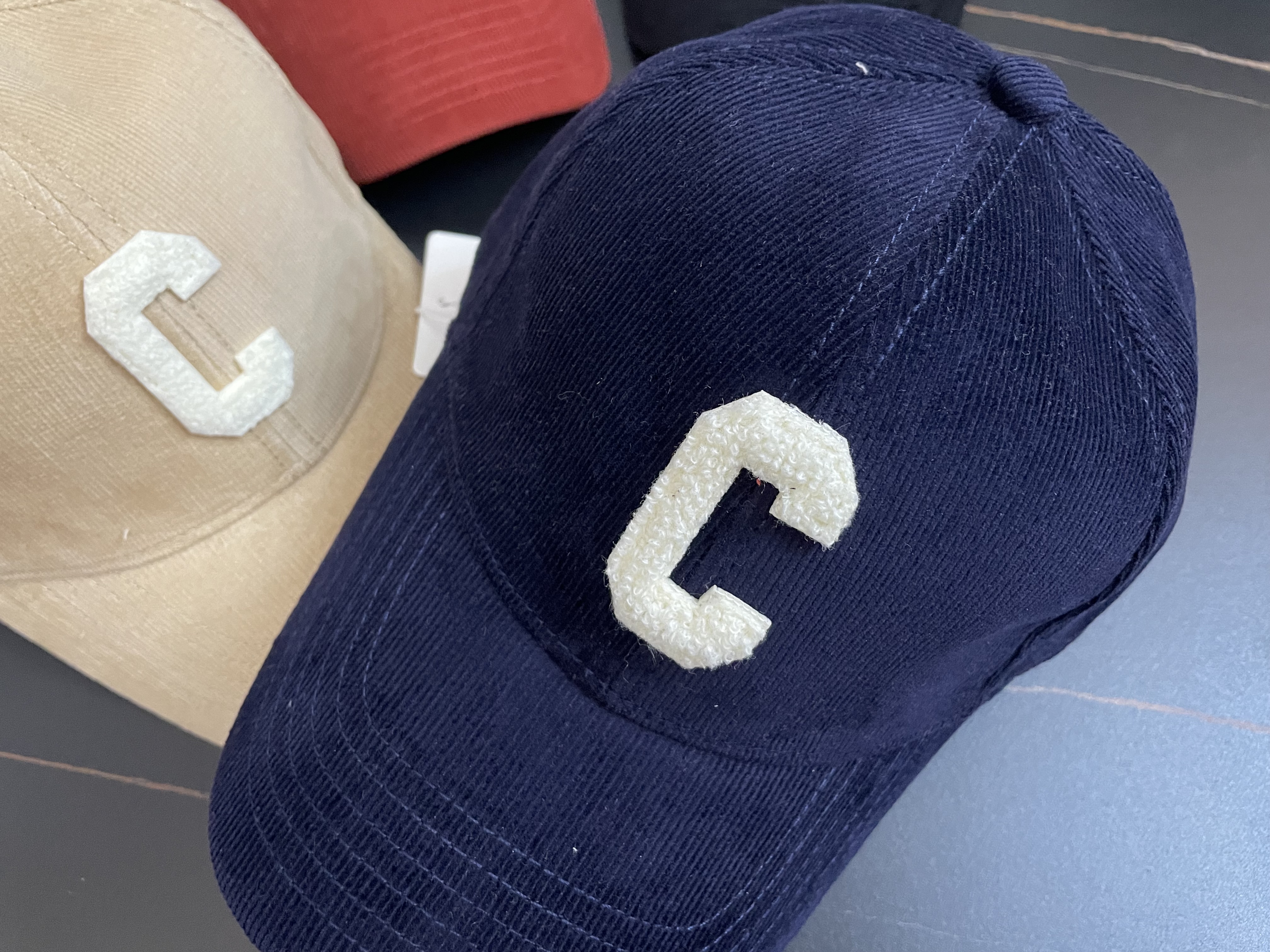 Shop CELINE INITIAL BASEBALL CAP IN COTTON (2AUA2969P ) by