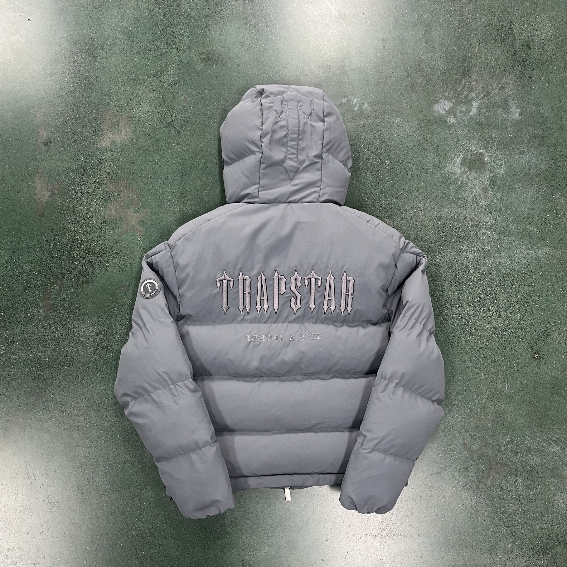 Trapstar Decoded Hooded Puffer 2.0 Jacket , Color Black