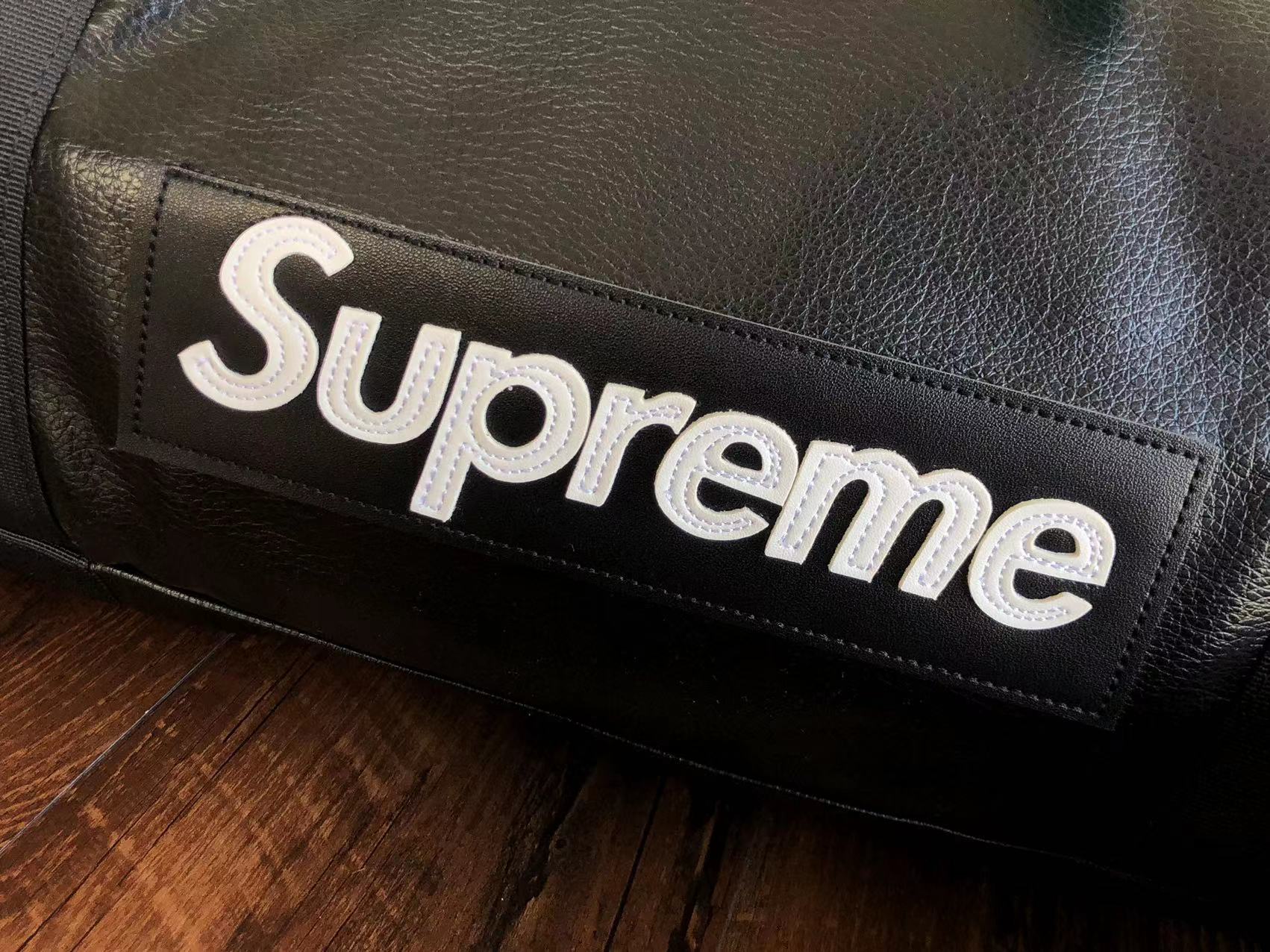 Supreme - Supreme®/Nike® This Fall, Supreme has worked with Nike on a  collection consisting of a Leather Anorak, Leather Baseball Jersey, Leather  Warm Up Pant, Hooded Sweatshirt, Leather Duffle Bag, 14K Gold