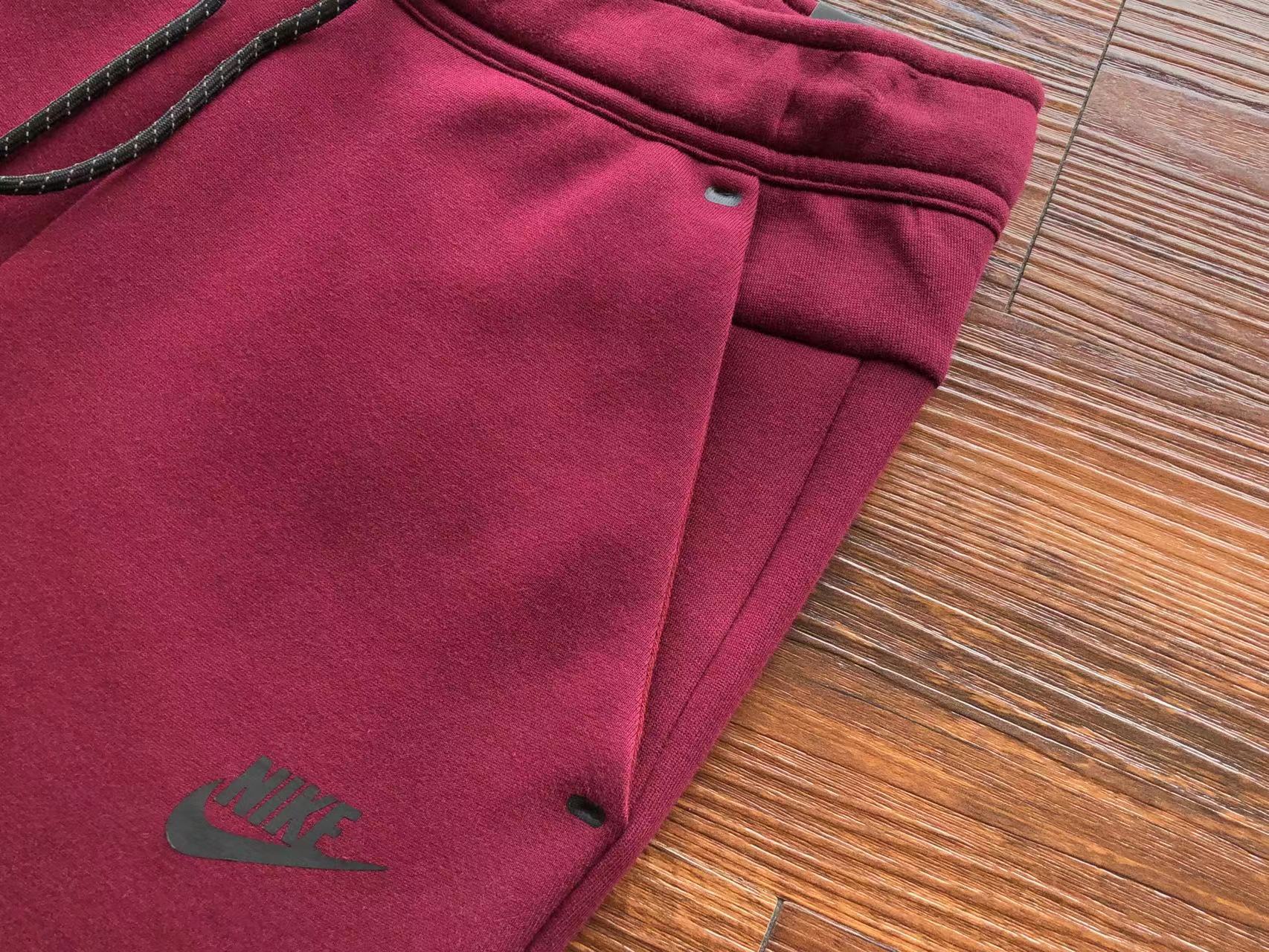 KITS/SETS - Nike Sportswear Tech Fleece Hoodie & Joggers Set - Rosewood/Black - Image 12