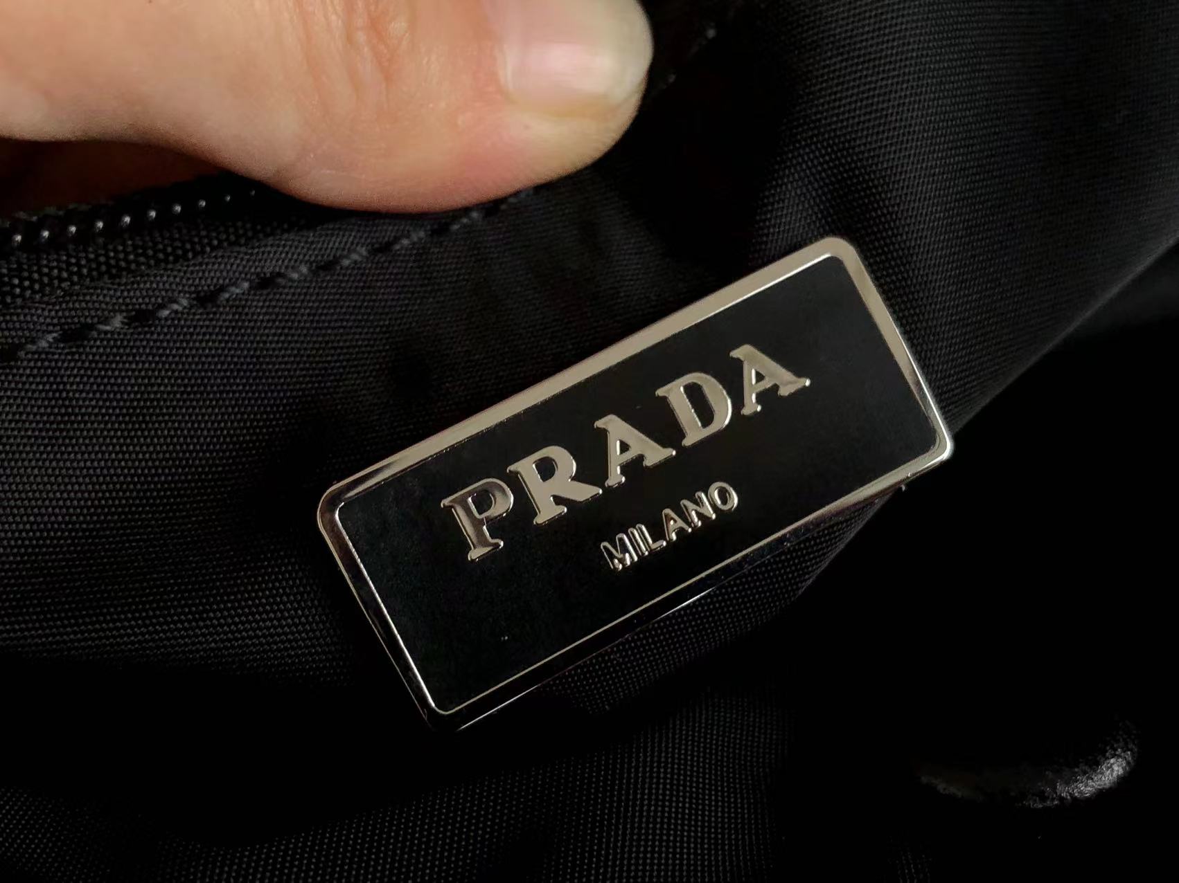 Prada Quilted Re-nylon Tote Bag in Black