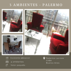 3 ambientes Palermo