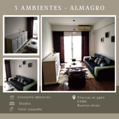 3 ambientes - Almagro en internet