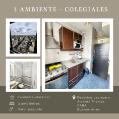 3 ambientes - Colegiales en internet