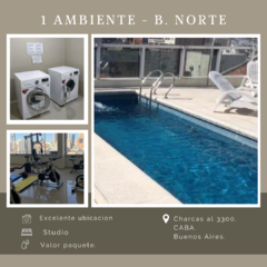 1 ambiente y medio - Barrio Norte - tienda online